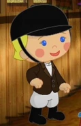 Chloe as a horse rider (These Boots Are Made For Jumping & Horse On a Wire)