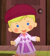 Chloe as an artist with a re-decorated smock (Fashion Fantasy)