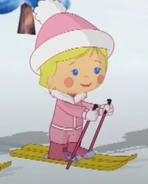 Chloe as a skier (Best in Snow)