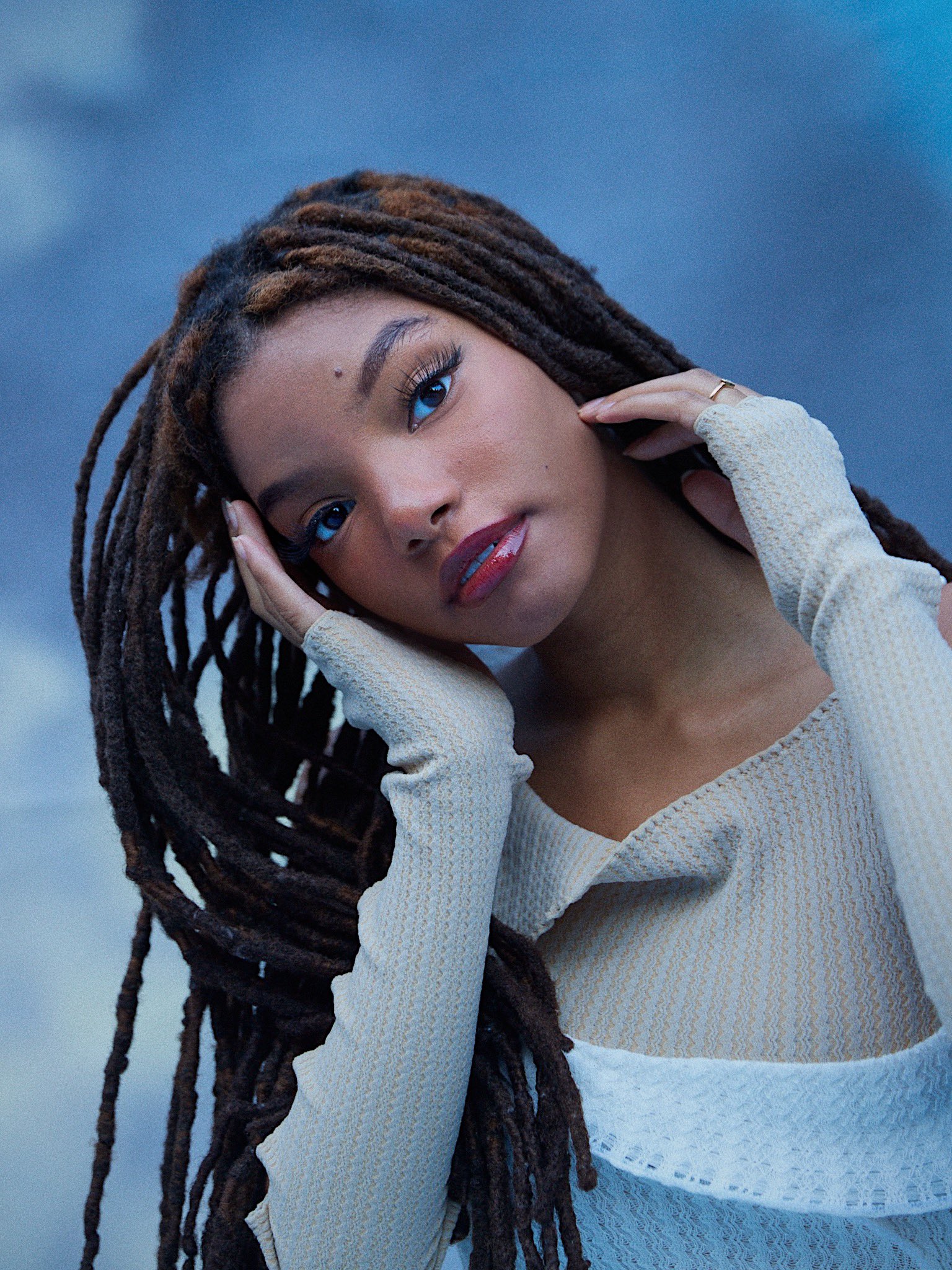 Chloe Bailey's Red Locs at the 2021 American Music Awards