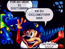 Por ahi viene el doctor