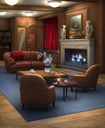 Living Room Area in Residence Halls