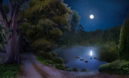 Lake near College (Night)
