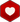 Icon Hex Heart Red Crime