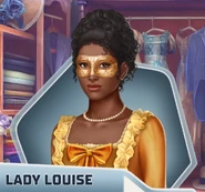 Yellow Gown with Mask