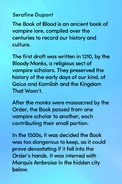 BB2Serafine-BookOfBlood.png (860 KB) Research about the Book of Blood