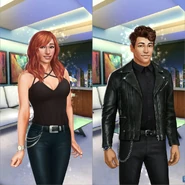 'Lady Shadow' and 'Cloak and Dagger' Outfits (F3, M2)