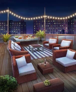 Private Roof Deck (Night)