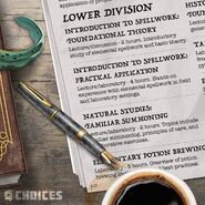 Courses offered at Penderghast College of Elemental Magicks Sneak Peek