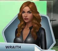 As 'Wraith' in Spy Outfit
