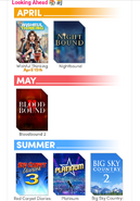 April- Summer 2019 Release Schedule