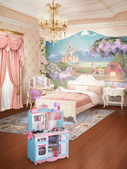 Default bed, Premium vanity, Kitchen set