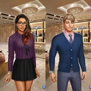 'Dark Violet' and Nerd Cred' Outfits (F4 ,M3)