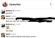 Kara talking TRH on PB's Slack