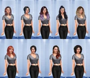 Female Hairstyles in Book 2