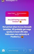 Part II of info for It Lives Beneath from Insta