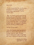 Letter #1