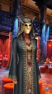'Robes of Elegance' Outfit with Gold Mask