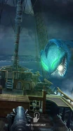 Cetus attacking the ship