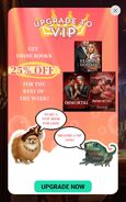 In-App VIP Ad feat. Premium Discounts Available March 19-23, 2025