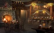 Rundown Bar Interior