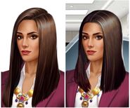 Kamilah's Hair: Before and After due to glitch