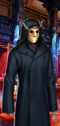 'Basic Black' Outfit w/ Gold Mask