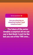 Future of TRR Series Info