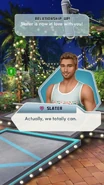 Reaching in love status with Slater in Ch. 9