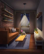 Ash's Apartment (Night)
