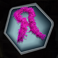 Feather boa from attic