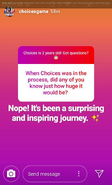 Impact of the Choices App