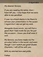 Vincent's last letter to MC