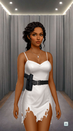 'Yes To The Dress' Outfit Ripped w/ Gunbelt