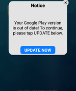 Google Play Out of Date for Android Players July' 19