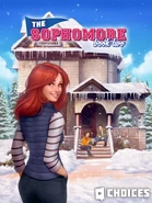 TS Book2 .png (610 KB) Abbie on the cover of The Sophomore, Book 2
