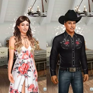 'Wildwood Flower' and 'Walk The Line' Outfits (Female 2, Male 3)