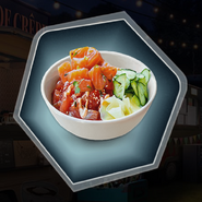 Food truck poke bowl