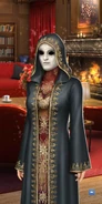 Premium Cult Robes with Silver Mask Full View