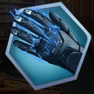 The Crown Joule, an electric glove of her own design