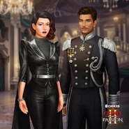 Sneak Peek of Your Character and Trystan #3 (Book 2; Version w/ Inaccurate Face Option for Your Character)