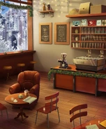 Campus Coffee Shop (Winter, Day)