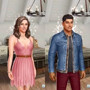 'Passionate Kisses' and 'Smoky Mountain Rain' Outfits (Female 1, Male 3)