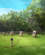 Archery area in St. James's Park (D&D)