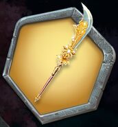 Gold glaive