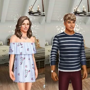 'Delta Dawn' and 'Brand New Man' Outfits (Female 1, Male 3)