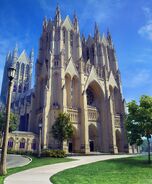 Outside View of Washington National Cathedral