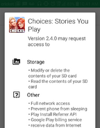 Choices App Info Part IV