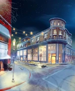 Town Center (Winter Night)