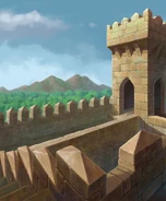 MedievalCastleWallDay.jpg (108 KB) Top of the Walls